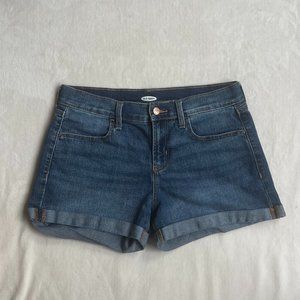 Old Navy Mid Rise Denim Shorts- Size 6
